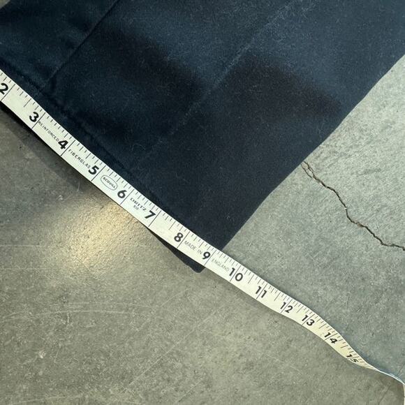 Vintage Y2K Dickies Flat Front Black Skateboarding Baggy Trouser Pants 32x29 - Picture 5 of 5